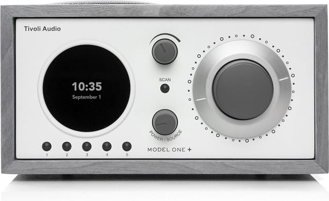 Tivoli Audio Classic Model One+ - DAB/DAB+/FM - Grijs/wit