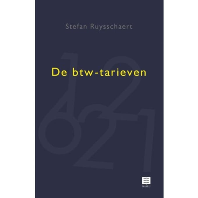 De Btw-Tarieven - Stefan Ruysschaert