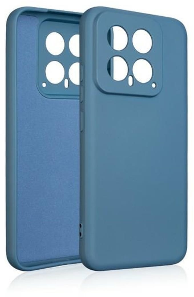 Beline Serie - Silicone Hoesje - Niebieski - Xiaomi 14 - Perfecte Pasvorm