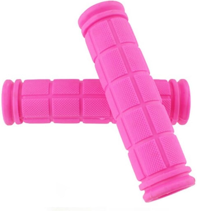 New Age Devi - Fietshandvatten Stuur Grips Anti-Slip Fiets Handvat Bar Grips Rubber Roze