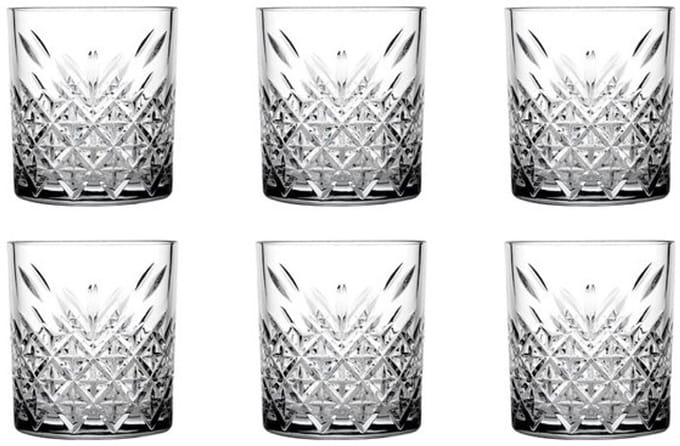 Pasabahce Timeless Tumblerglazen - 355ml - 9,6cm - Transparant - 6 stuks