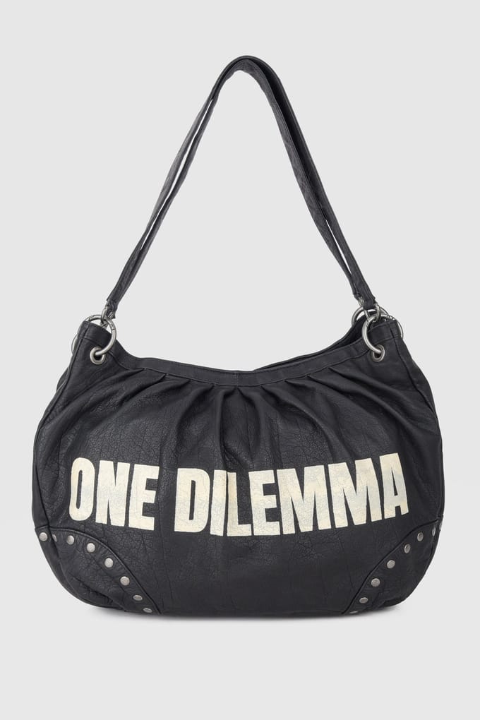 Núnoo Elsa Small Washed Black  X One Dilemma Maat: OS | Handtassen Outlet | Unisex | Zwart