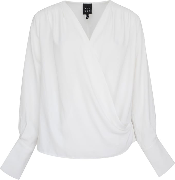 Access Fashion - witte overslag blouse - maat XS