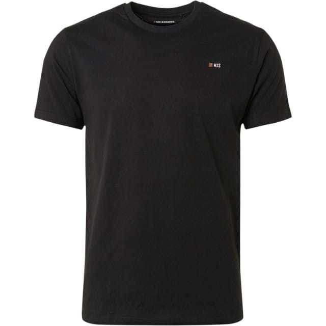 No Excess T-shirt crewneck solid basic black