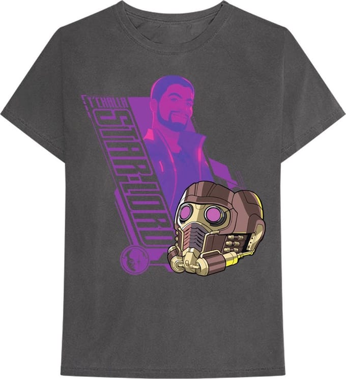 Marvel What If...? - Star Lord Heren T-shirt - M - Zwart