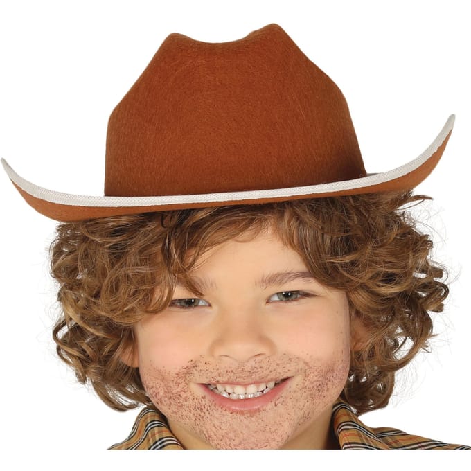 Fiestas Guirca Cowboyhoed Junior 25 X 10 X 32 Cm Vilt Bruin