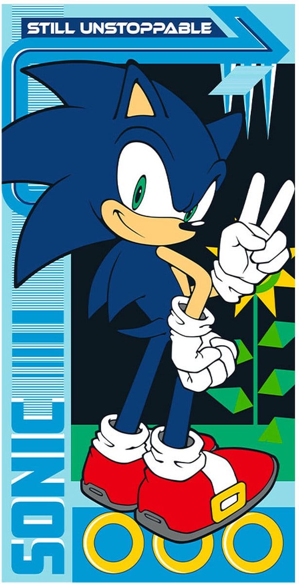 Sonic Strandlaken, Still Unstoppable - 70 x 140 cm - Polyester