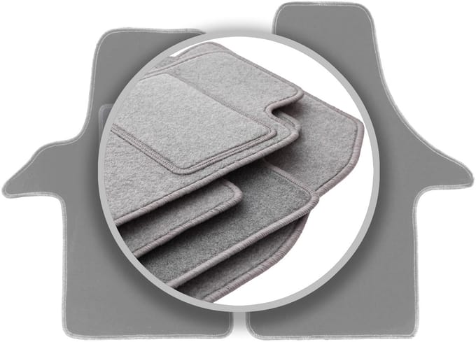 Grijze automatten voor: Volkswagen Transporter T5 bestelbus (2003-2015)