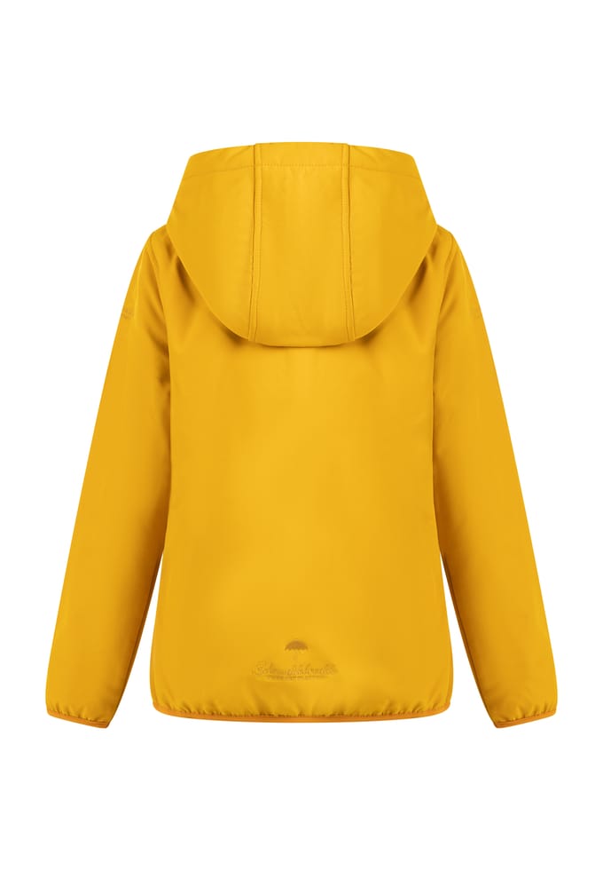 Schmuddelwedda Softshell blouson - gerecycled materiaal Meisje mosterd