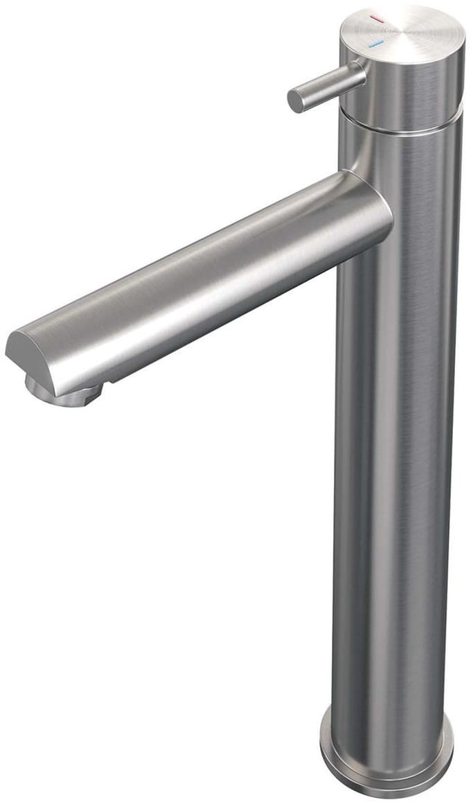 Brauer Brushed Edition Verhoogde Opbouw Wastafelmengkraan Model B RVS Geborsteld PVD