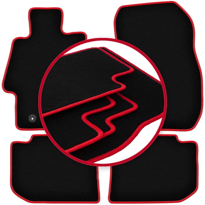 CARLUX-RED automatten voor: Subaru XV crossover (2011-2017)