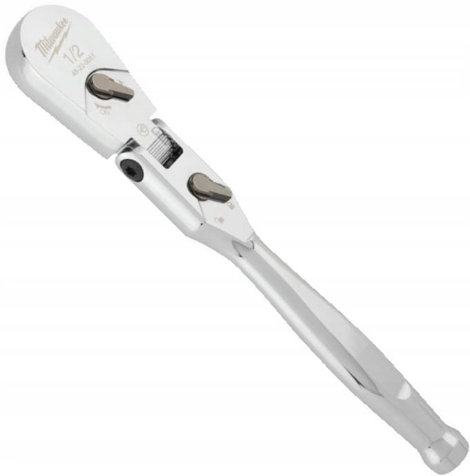 Milwaukee ratelsleutel 1/2" met verstelbare kop