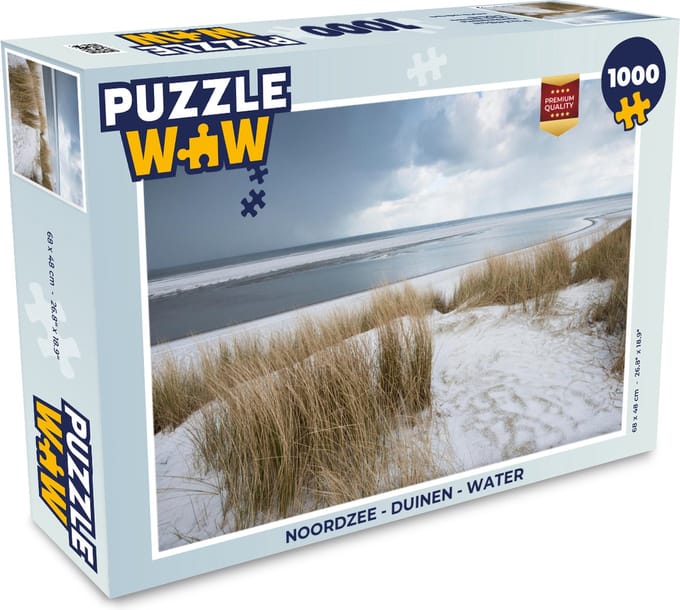 Puzzel Noordzee - Duinen - Water - Legpuzzel - Puzzel 1000 stukjes volwassenen