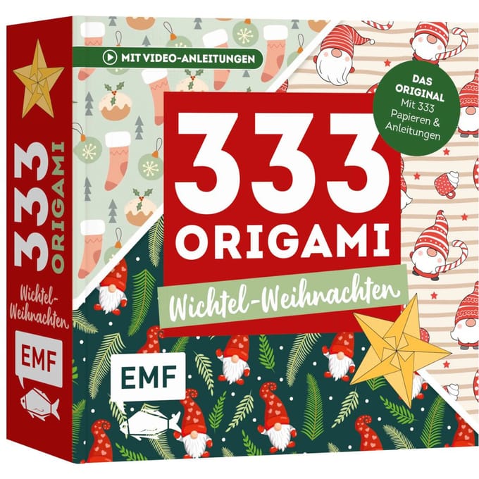 Boek "333 Origami - Wichtel-Weihnachten"