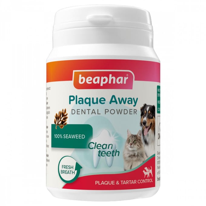 Beaphar Plaque Away Dental Powder - 80 gr