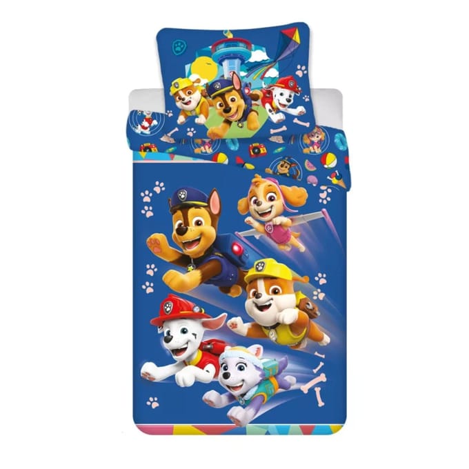 Paw Patrol peuterdekbedovertrek Brave 100 x 135 cm - 40 x 60 cm