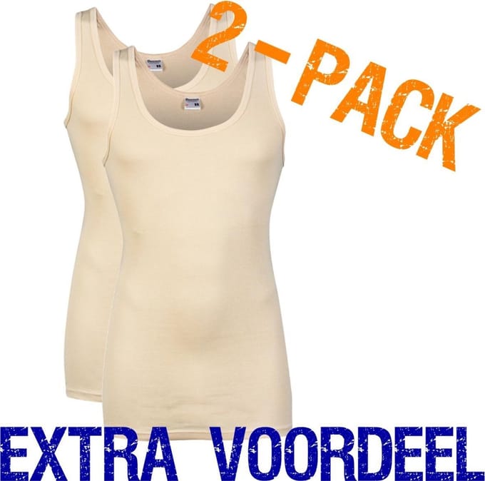 Beeren heren hemd - maat M - 2-pack - huid