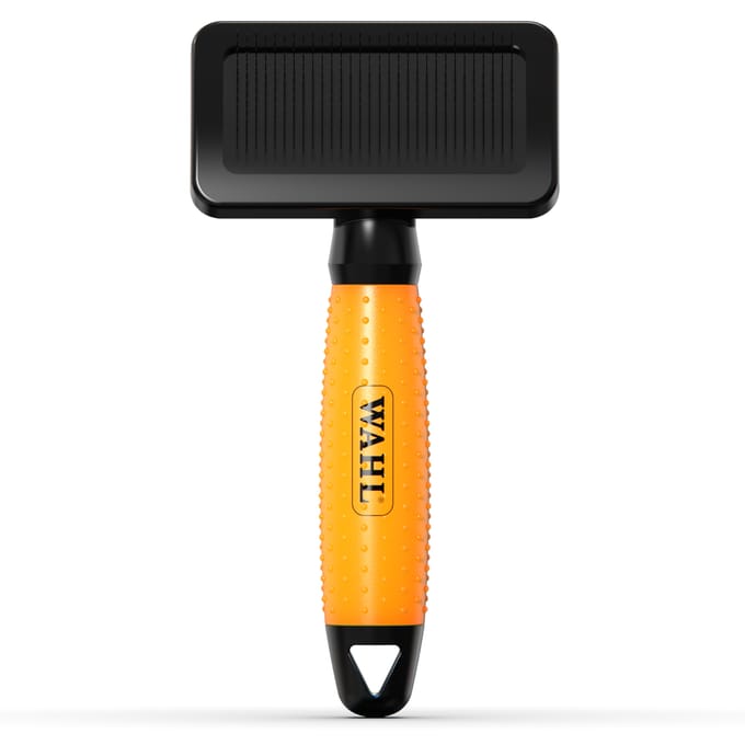 WAHL® plukborstel - oranje, Gr. L: L 25,2 x B 12 x H 4,4 cm