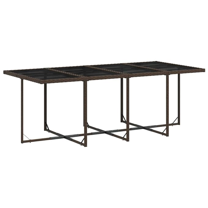 vidaXL - 13-delige - Tuinset - met - kussens - poly - rattan - bruin