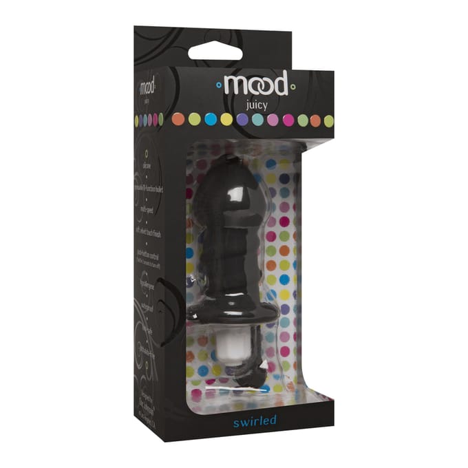 Doc Johnson Juicy Swirled - Butt Plug black