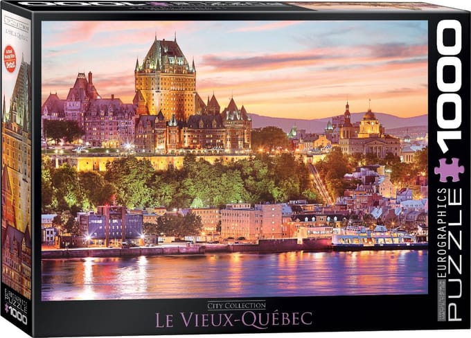 Eurographics - Het oude Quebec [Le Vieux Quebec] - 1000 stukjes 68×48cm (b×h) - Legpuzzel