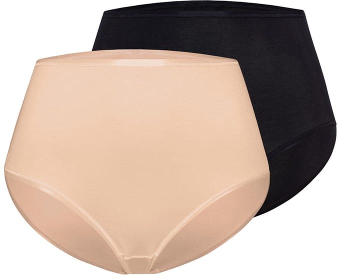 Hanro Dames maxi slip 2 pack Cotton Seamless