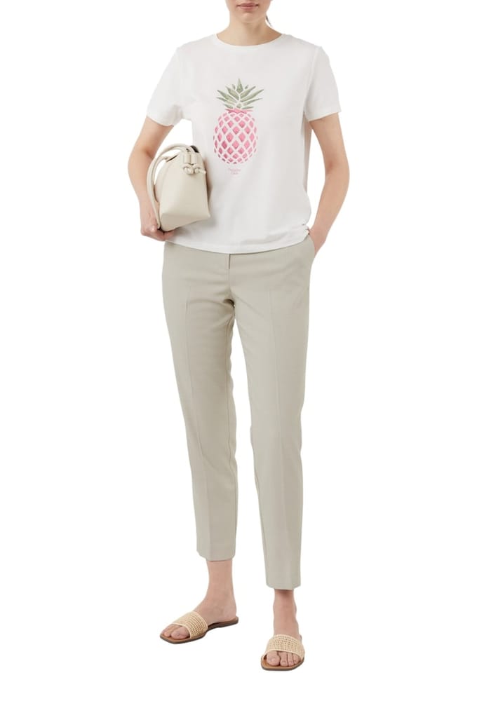 Comma T-shirts White Talla: 38 | Camisetas de Seda Outlet | Mujer | Blanco