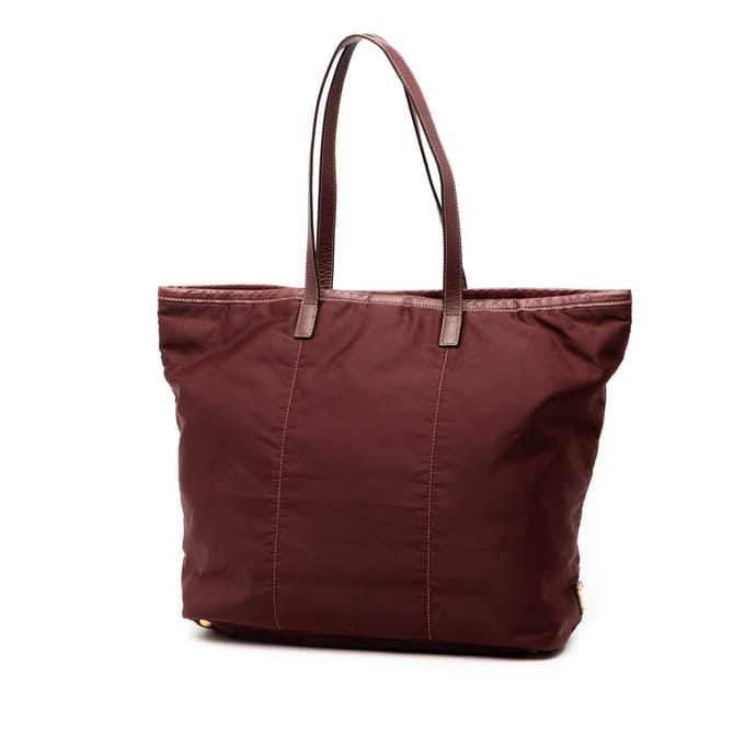 Tweed handschoen Tessuto Canapa Logo Tote