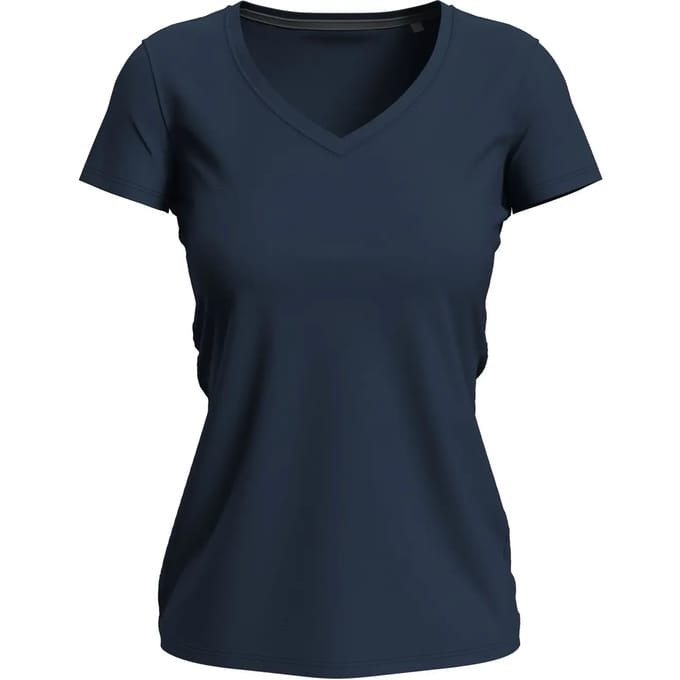 V-hals stretch T-shirt voor dames Stedman