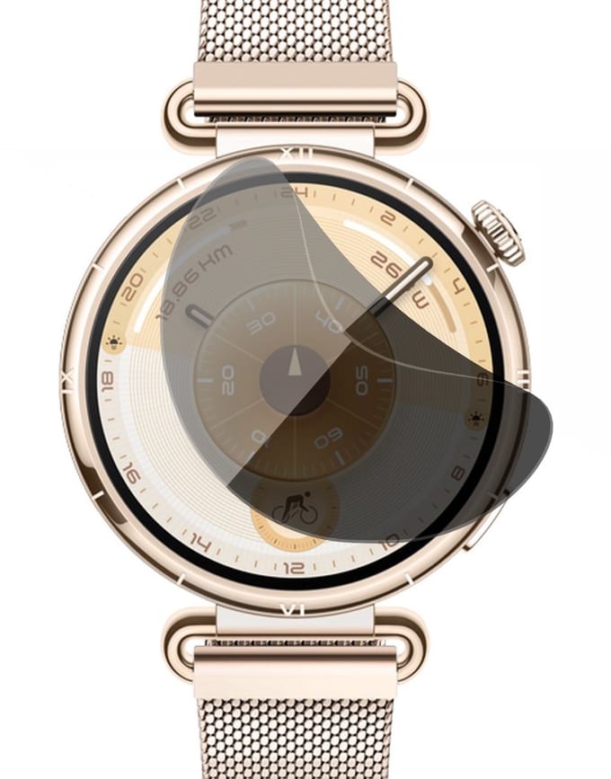 Privacy Screenprotector geschikt voor Huawei Watch GT 6 41mm - 1x FlexGuard Screen Protector