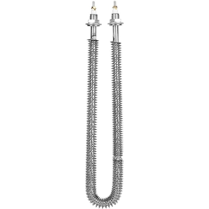 U-type geribbelde elektrische heatpipe roestvrijstalen ribverwarmingselement 220V 1.5kW gray