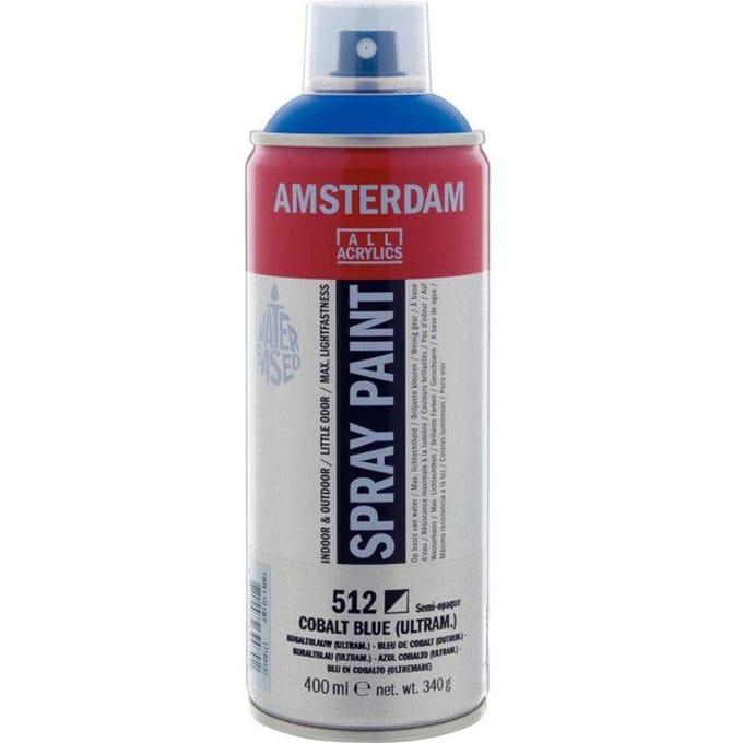 Spraypaint - 512 Kobaltblauw Ultramarijn - Amsterdam - 400 ml