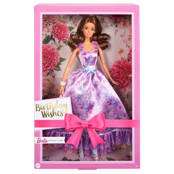 Barbie Signature Verjaardagspop - Met roze jurk - Modepop