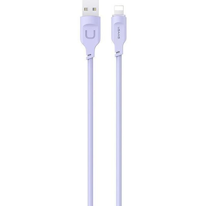 USAMS Lithe Serie - Lightning Kabel - 1,2m - Purper - Snel Laden