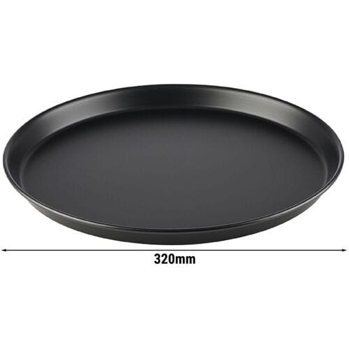 GGM Gastro (10 Stück) Pizzablech - Blaublech - Ø 320mm - Höhe: 25mm