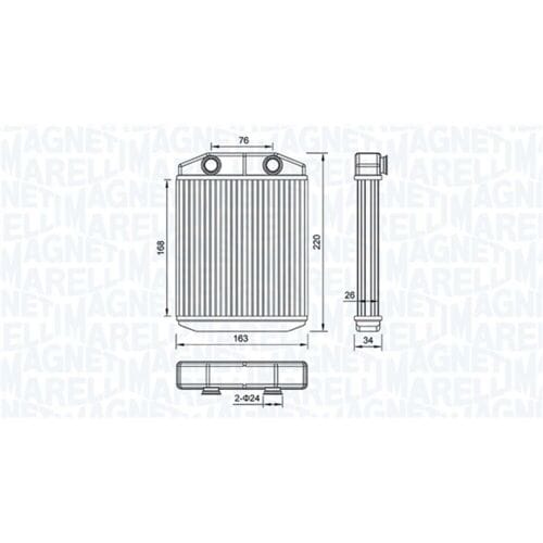 Waterverwarmer MAGNETI MARELLI 350218516000