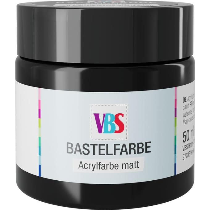VBS Knutselverf, 50 ml - Zwart