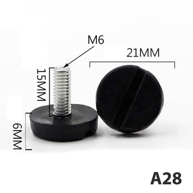 4 Stuks Stelmachinevoeten M6810 Verstelbare Machine Meubilair Voet Voeten