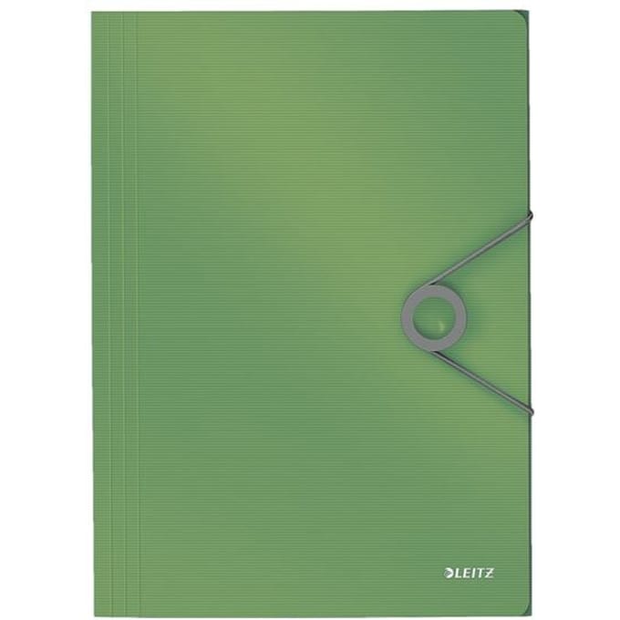 Elastomap Leitz Solid, formaat A4, voor max. 150 vellen, lichtgroen