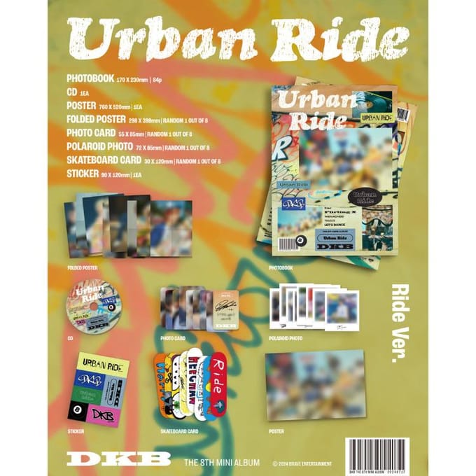 DKB Het 8e Mini-album Urban Ride SET Ver