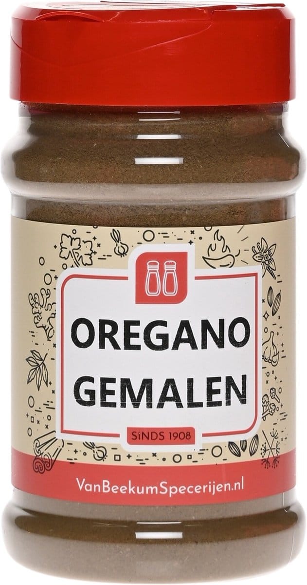 Van Beekum Specerijen - Oregano Gemalen - Strooibus 100 Gram