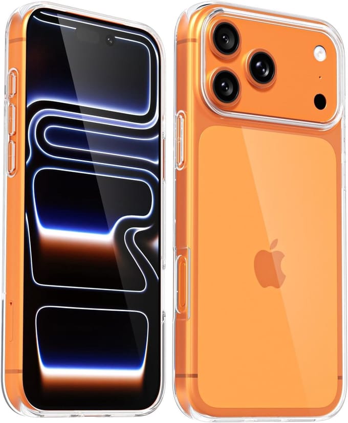 Siliconen Backcover - Soft Touch - Transparant - Tpu Zacht - Hoesje Geschikt voor: iPhone 17 Pro Max