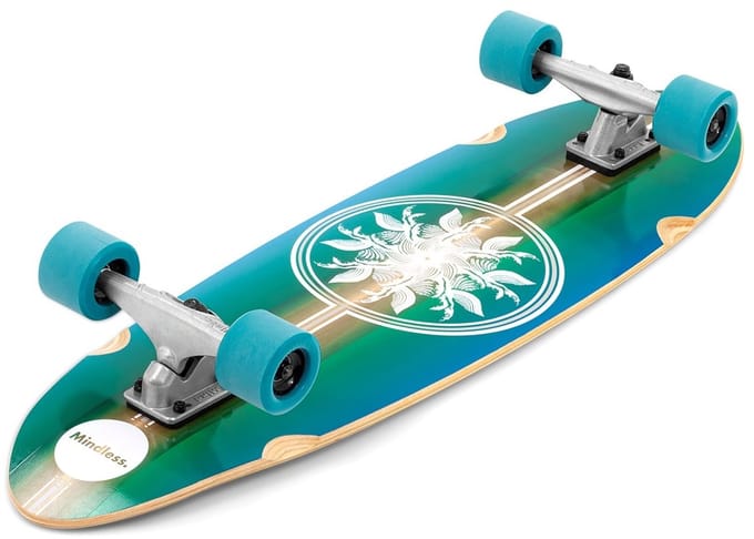 Mindless Wake Surf Skate 35 inch Lange Surfskate met Breed Deck en Dynamisch Stuurgedrag
