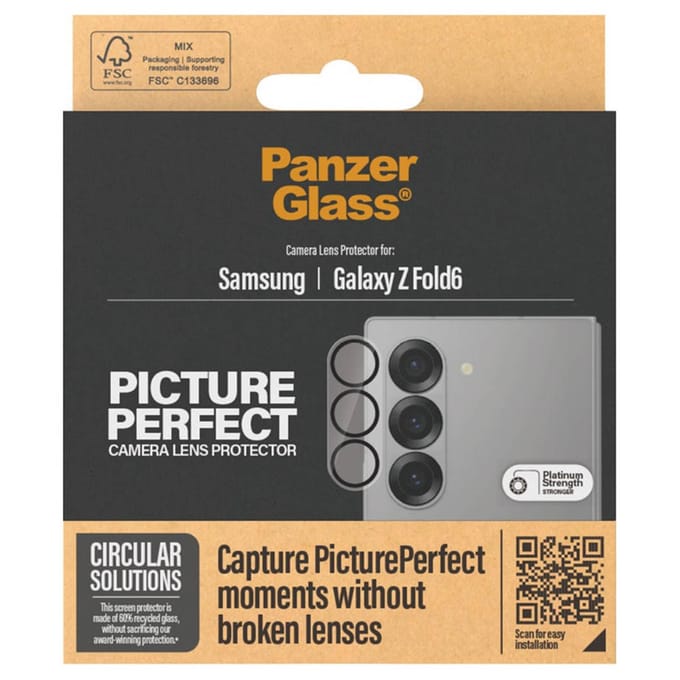PanzerGlass Screenprotector geschikt voor Samsung Galaxy Z Fold 6 Glazen | PanzerGlass Picture Perfect Camera Lens Protector - Case Friendly