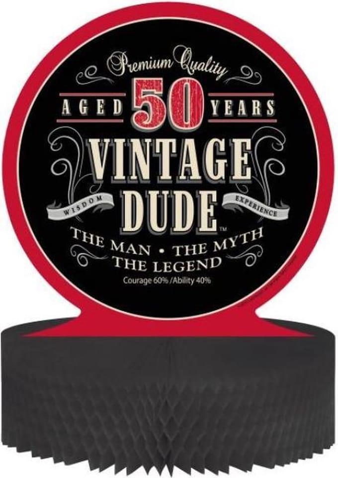 BIGIEMME SRL - Tafelversiering Vintage 50 jaar