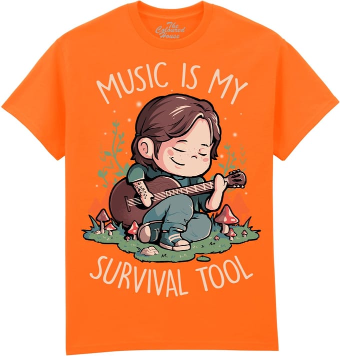 Music Is My Survival Tool The Coloured House T-shirt M