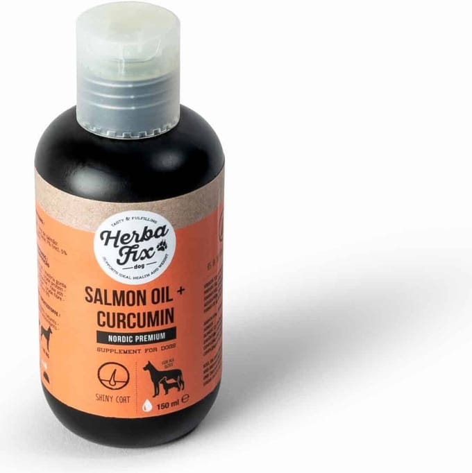 Herbafix - Zalmolie met kurkuma 150 ml