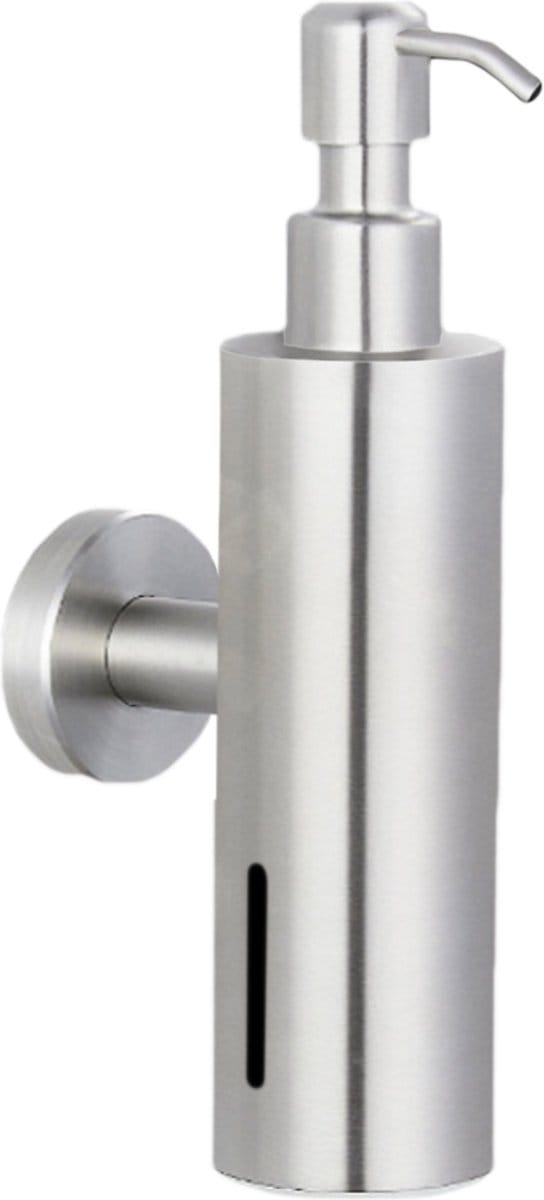 VDN Stainless Zeeppompje - Zeepdispenser wandmontage - Zilver - Hangend - RVS