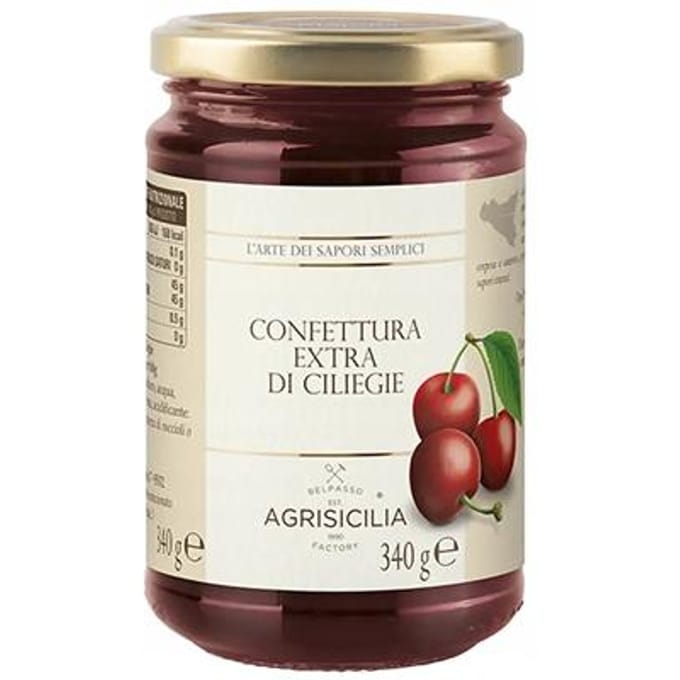 Confiture de Cerises Agrisicilia 340g Confiture de Cerises Siciliennes