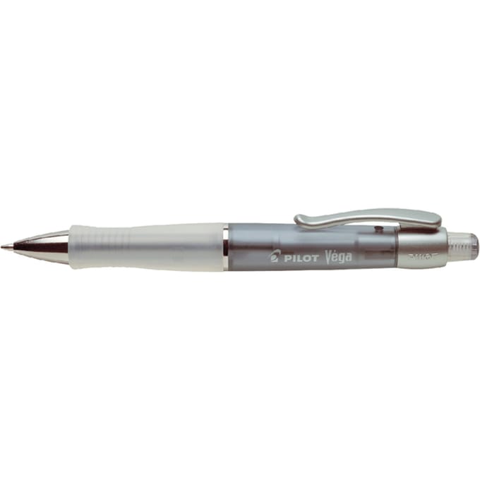 Balpen PILOT Vega medium transparant zwart